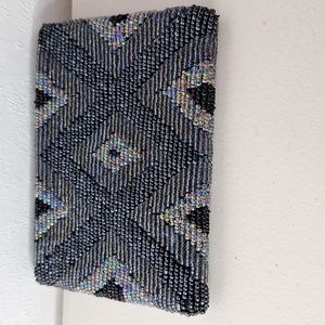 Beaded change purse